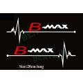 2pcs/lot car windows sticker For Ford Smax S-max Cmax C-max BMAX Car Accessories