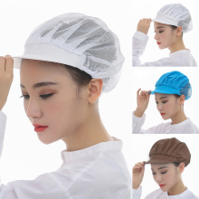 Unisex Workshop Caps Elastic Mesh Caps Cafe Bar Kitchen Restaurant Hotel Bakery Chef Uniform Waiter Work Wear Hats Breathable