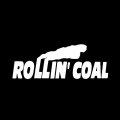 Car Sticker Warning ROLLING COAL Interesting Diesel PVC Decal Car Decoration Sticker Creative Waterproof Black/white, 14cm*5cm