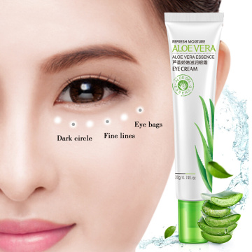 1PCS Aloe Eye Cream Gel Whitening Moisturizing Anti-aging Wrinkle Remove Dark Circles Eye Cream Skin Care Tool TSLM1