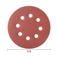 60pcs 5 Inch 125mm Round Sandpaper Eight Hole Disk Sand Sheets Grit 40-400 Hook and Loop Sanding Disc Polish