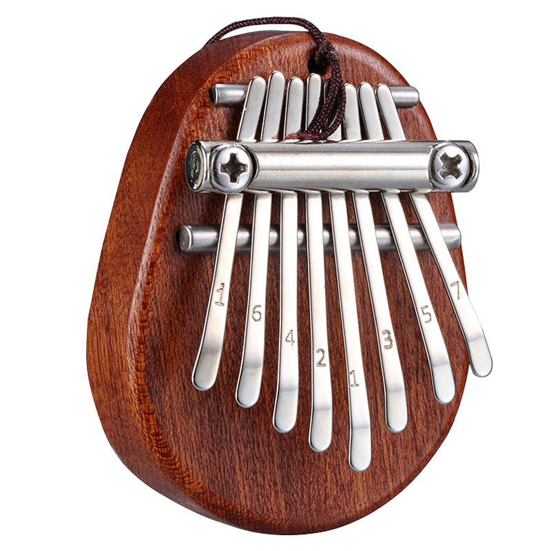 8 Key Mini Kalimba Exquisite Finger Thumb Piano Marimba Musical Good Accessory Pendant Gift