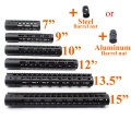AT3 Black 7" 9" 10" 12" 13.5" 15" inch AR-15 Free Float Keymod Handguard Picatinny Rail for Hunting Tactical Scope Mount System