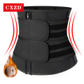 CXZD 2020 New Women Waist Trainer Fitness Sauna Sweat Neoprene Slimming Belt Girdle Shapewear Modeling Strap Zipper Body Shaper