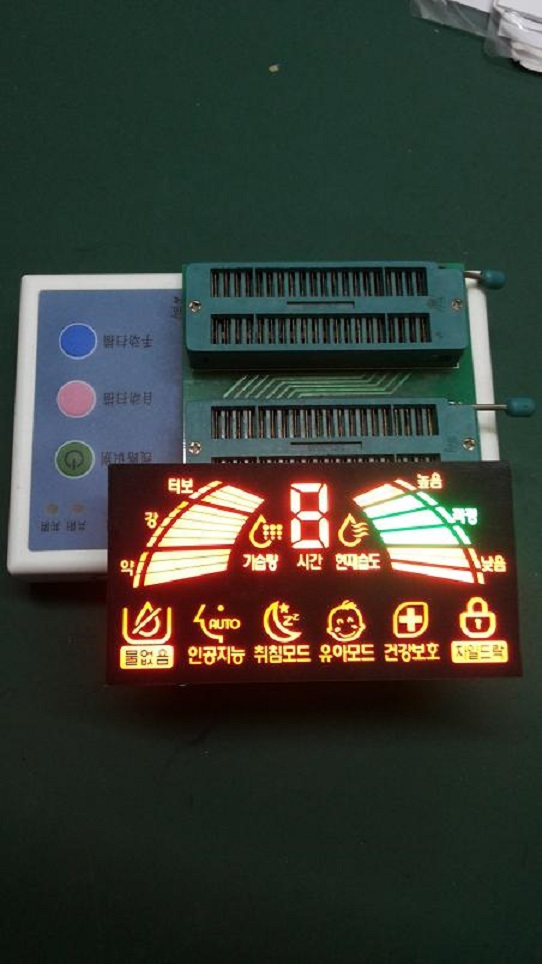 customized segment led display for home appliance