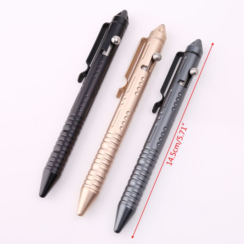 Self Defense Tactical Survival Ballpoint Pen Glass Breaker Multi-functional Outdoor Tools Personal Safety Protection