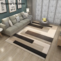 Living Room Bedroom Carpet Modern Carpet Fleece Fabric Printed Carpet Home Floor Tile Large Size