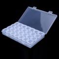 1PCS Plastic 28 Slots Tablet Pill Box Holder Medicine Jewelry Storage Organizer Container Case Clear Nail Tools Dropshipping