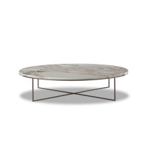 Coffee table in white marble top
