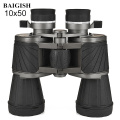 Baigish 10x50 Powerful Binoculars Professional HD Large Eyepiece Telescope Russian Military Night Vision Outdoor Hunting Optics