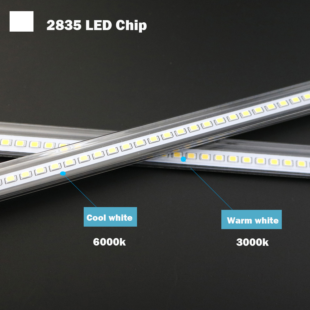 LED Bar Light AC220V High Brightness LED Tube 50cm 30cm 20cm SMD 2835 LED Rigid Strip Energy Saving LED Fluorescent Tubes 5PCS