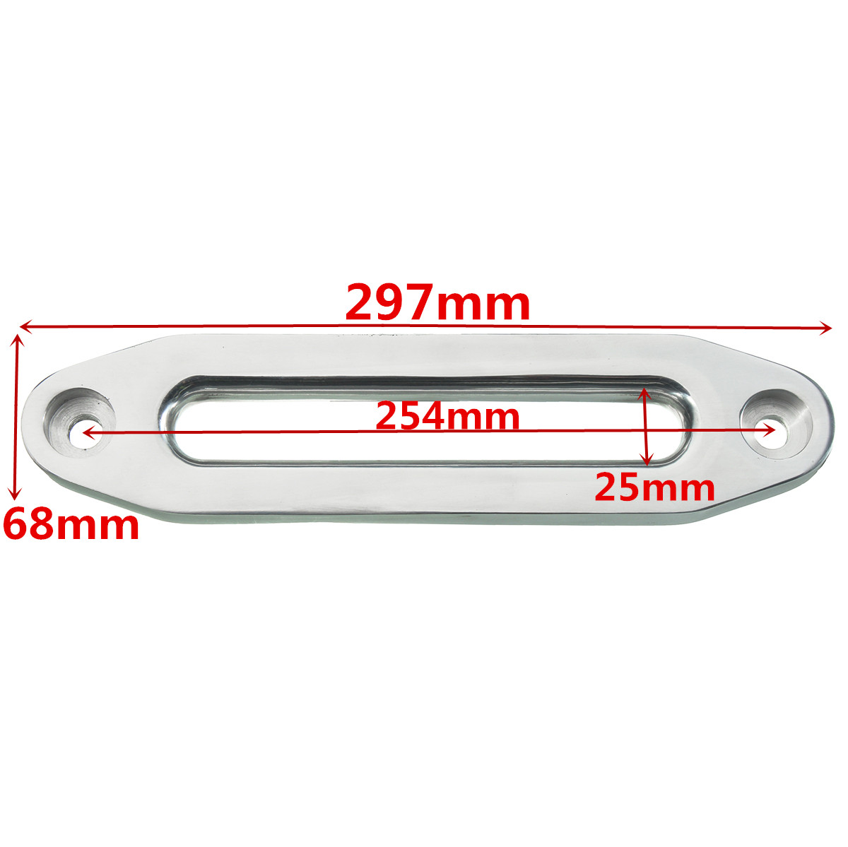 12000 Lbs 10 Inch Winch Rope Guide Silver Blue Hawse Aluminum Fairlead For Winch Cable Rope Guide ATV UTV Off-Road 4WD