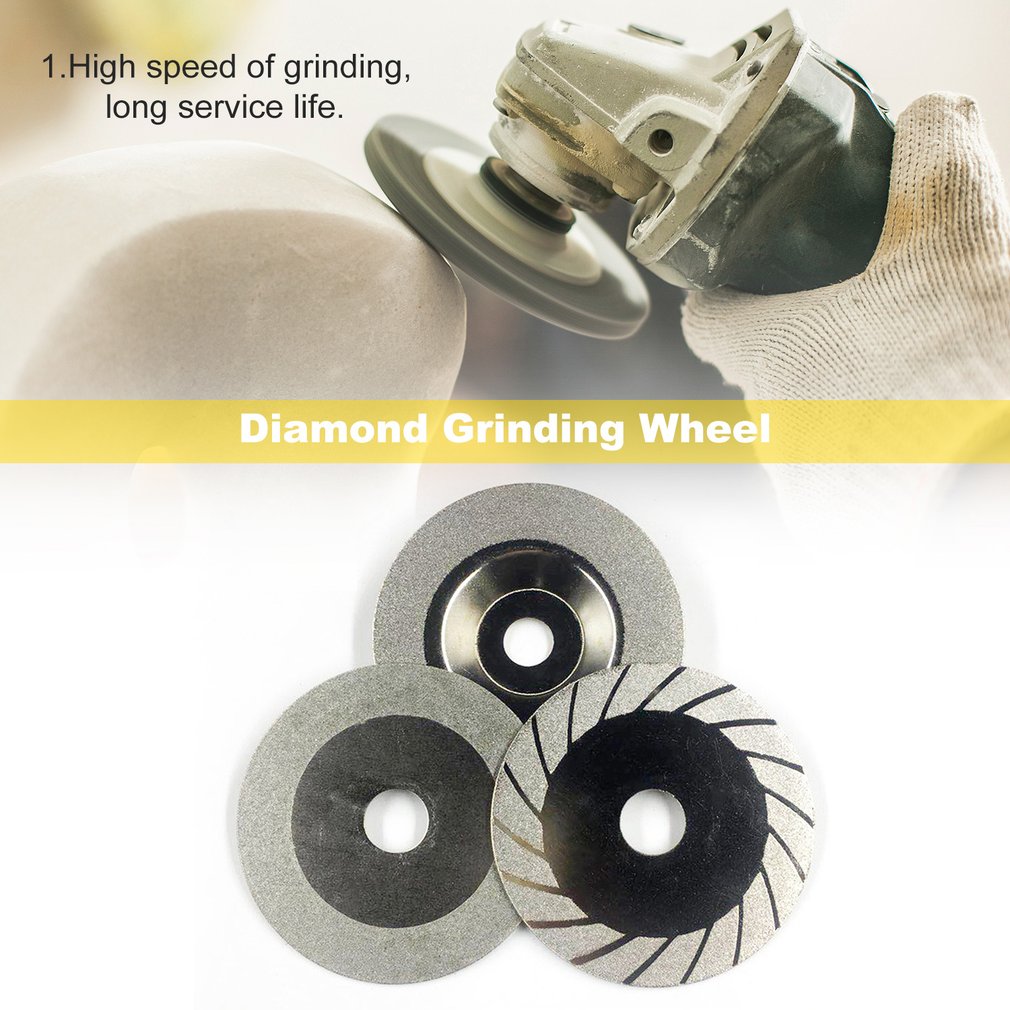 Diamond Grinding Wheel 100MM Cut Off Discs Wheel Glass Cutting Saw Blades Cutting Blades Rotary Abrasive Tools