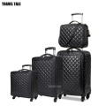 TRAVEL TALE 16"20"24 inch Famous Luxury Brands Carry On Travel Suitcase PU Leather Vintage Rolling Luggage Set