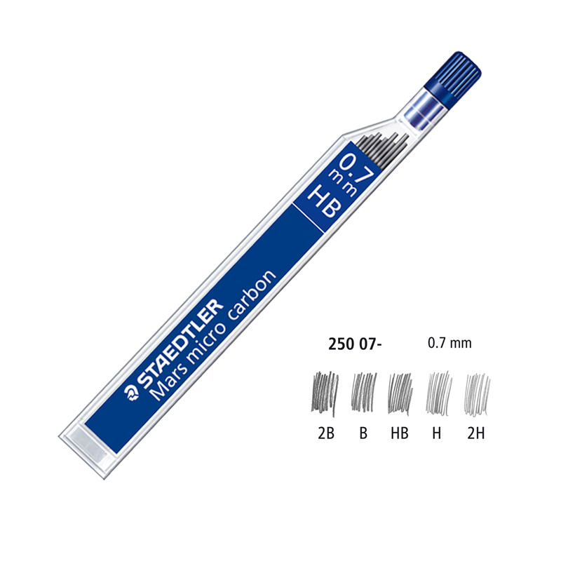 Staedtler 250 Mechanical pencil leads 2B/HB 0.3/0.5/0.7/0.9/1.3 mm office & school stationery supplies