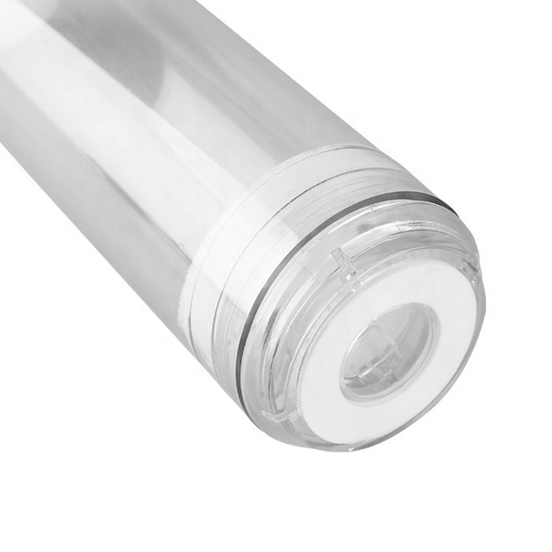 YenvQee 10-Inch/5-Inch Reusable Empty Clear Cartridge For the Resin, Water Filter Tools For Diy
