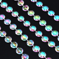 30M Resin Beads Octagonal Acrylic Crystal Beads Curtains DIY Window Door Curtain Party Wedding Passage Backdrop Decoration