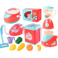 Kid's Kitchen Toys Simulation Microwave Oven Educational Toys Mini Kitchen Food Pretend Play Cutting Role Playing Girls Toys