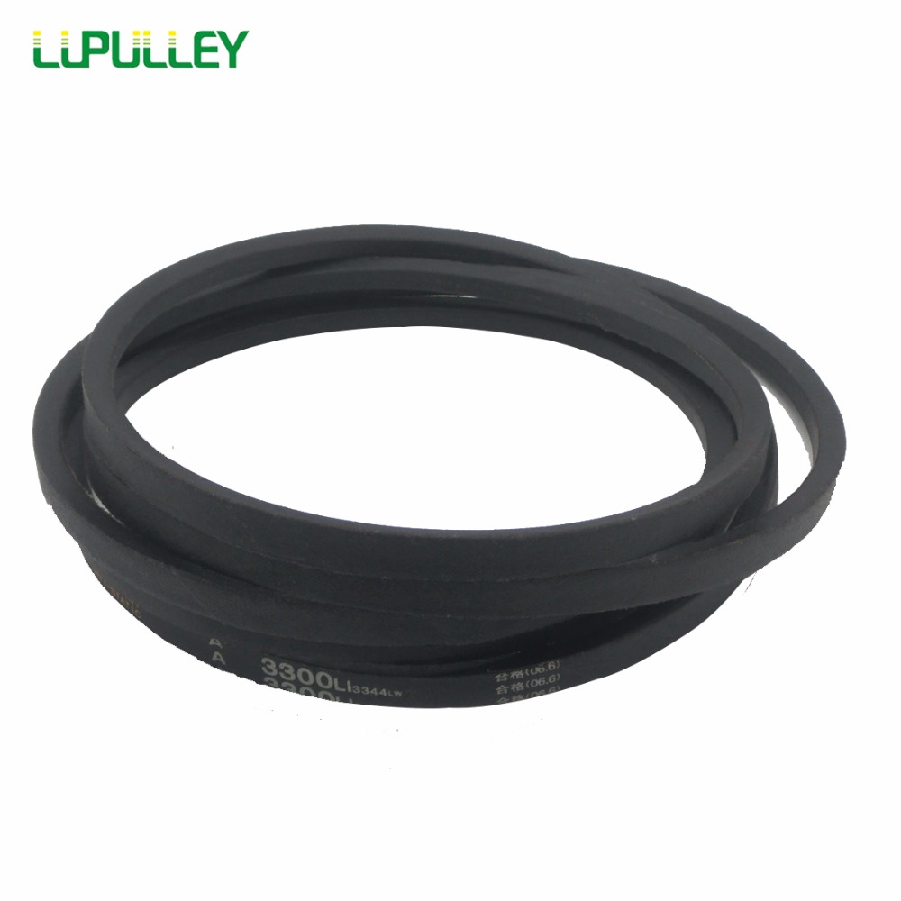 LUPULLEY V-Belt A Type Black Rubber Drive V Belt A500/550/600/650/700/750/800/850/900/950 Inner Girth for Machine Transmission