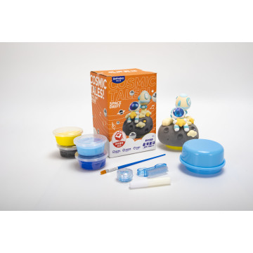 Unique colored mud for sensory play