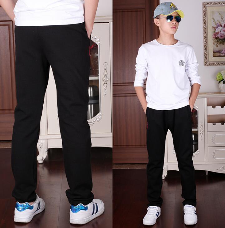 Boys Pants 2018 Spring High Quality Teenage Boy Clothing Kids Pants Boy Trousers Children Cotton Pants Size 7 9 11 13 15 16 Year