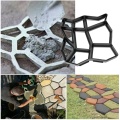 2021 New Stone Paving Mold Concrete Stepping Walkway Paver 9 Grids DIY Driveway Garden