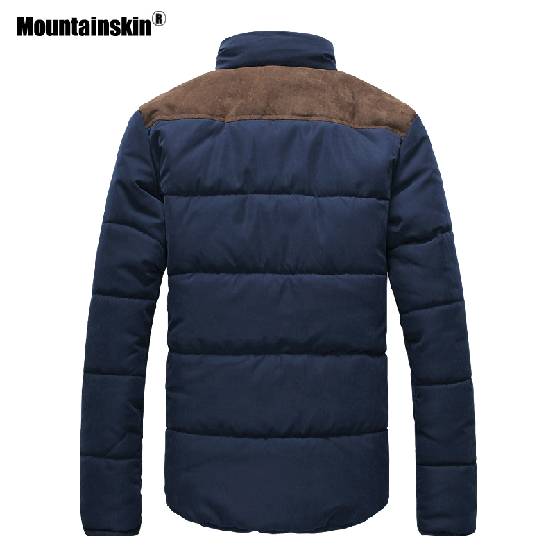 Mountainskin Autumn Winter Men's Parka Cotton Warm Coats Thick Jackets Padded Overcoat Male Outerwear Mens Brand Clothing SA587