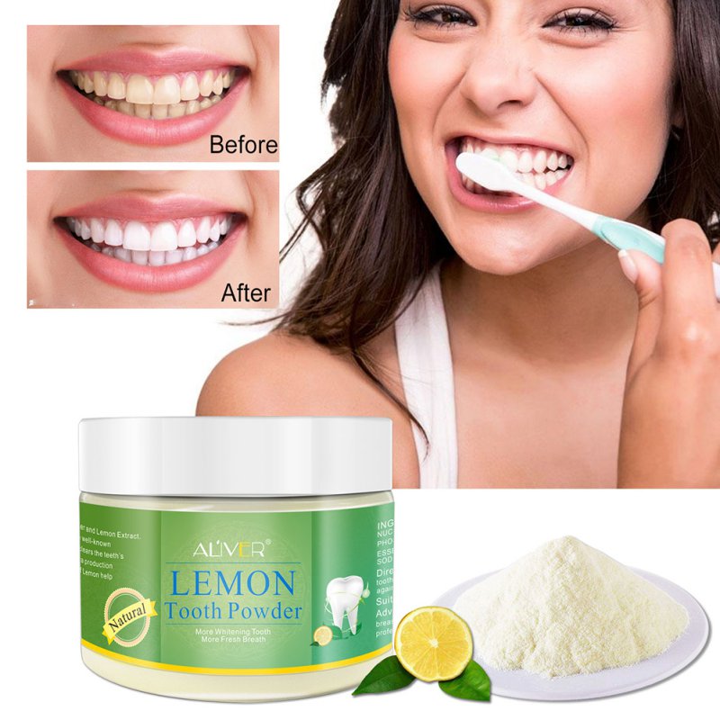 Lemon Bamboo Charcoal Teeth Whitening Powder Cleaning Tooth Powder Oral Hygiene 2018 Product