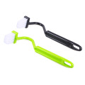 Portable Toilet Brush Clean Home Shower Room Wc Accessories Portable Toilet Brush Bathroom Scrubber V-type Bent Cleaner