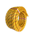 Yellow agriculture weaved spray hose pvc