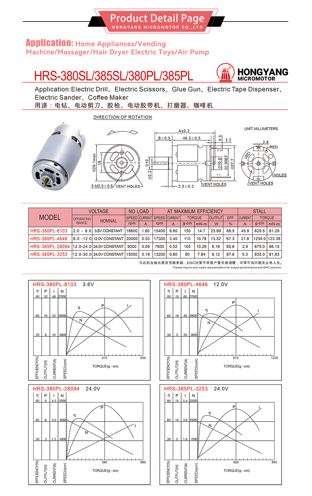 390 Brushed DC Motor-x