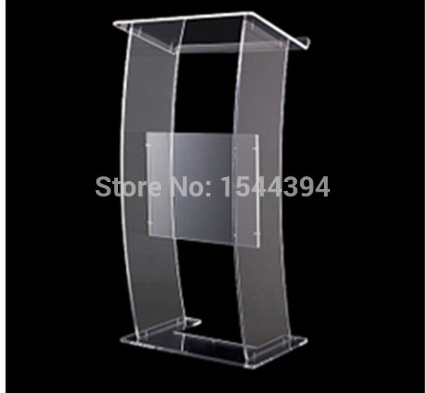 Clear acrylic podium clear acrylic furniture Hot Sell Simple cheap acrylic lectern acrylic podium pulpit lectern podium