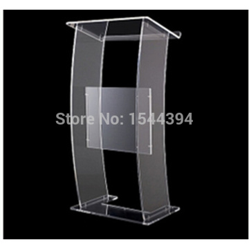 Clear acrylic podium clear acrylic furniture Hot Sell Simple cheap acrylic lectern acrylic podium pulpit lectern podium