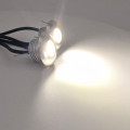 1W LED Deck Light IP67 Waterproof Stainless Steel Recessed Stair Underground Bulb Lamp LED Floor Lights Wall spotlight DC12V