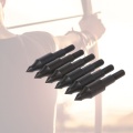 6pcs Archery Broadhead 100 Grains Stainless Steel Hunting Bow Arrow Sharp Tips