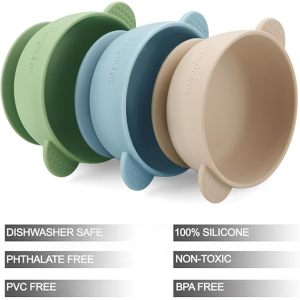 Silicone food bowl suitable for babies