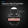 ORDRO LN-3 Studio IR LED Light USB Rechargeable Infrared Night Vision Infrared Illuminator for DSLR Camera Photography Lighting