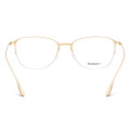 4 Colors Fashion Semi-rimless Titanium Sheet Glasses Frame Men Miopia Gafas Denmark Oculos De Grau Redondo Herren Brillenfassung