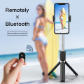 High quality Roreta 3 in 1 Wireless Bluetooth Selfie Stick Foldable Mini Tripod Expandable Monopod for iPhone IOS Android P60