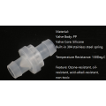 Diameter 3mm 4mm 5mm 6mm 8mm 10mm 12mm Plastic Check Valve One-Way Pagoda Inline Non-Return Gas Liquid Water Fluid Hook Stopper