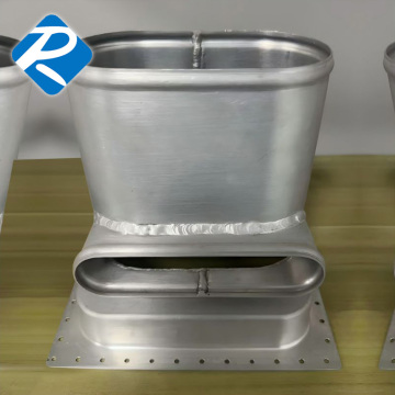 Sheet metal welded parts (aircraft exhaust pipes)