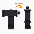 Tripod for Phone Universal Tripod Mount Adapter Cell Phone Clipper Holder Vertical 360 Rotation Tripod Stand for IPhone