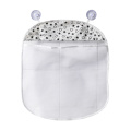 Bathroom Storage Bag Folding Organizer Baby Mesh Toy Shampoo Shower Gel Holder Creative Bathroom Nail-free Seamless Rack