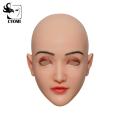 CYOMI Transgender Soft Shy Girl Clare Style Silicone Head Face Male to Female Cosplay Costumes for Crossdresser shemale