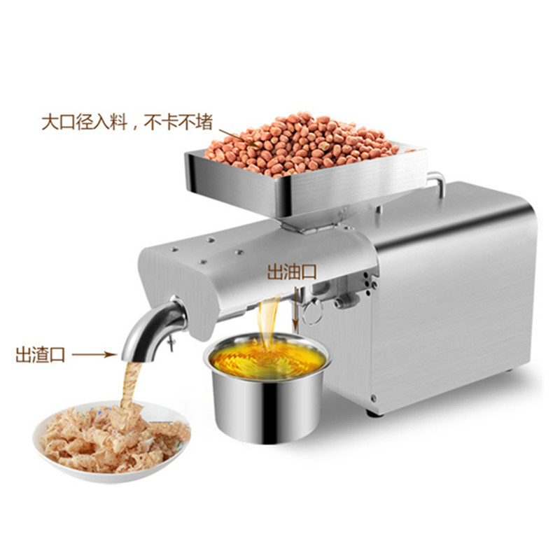 Olive oil press machine stainless steel peanut presser cold&hot pressing oil machine for sesame melon seeds rapeseed flax walnut