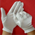 1Pair Medium Thick White Cotton Polyester Gloves Household Gloves Lab Sanitary Gloves Multipurpose Handling Cleaning Tools