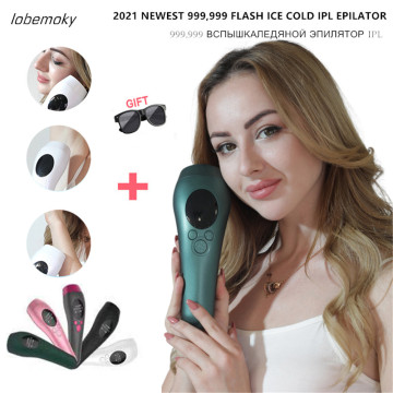 2021 999999 Flashes professional permanent Painless Ice Cold IPL Epilator painless hair remover Photoepilator Electric Laser