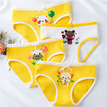 New Design 4PCS/Lot Baby Soft Underwear Panties Girl Boy Cute Cartoon Teenage Briefs Comfortable Panties