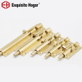 Solid Brass Heavy Duty Security Door Barrel Bolt Locks Door Window Bolts Lengthening Thickening