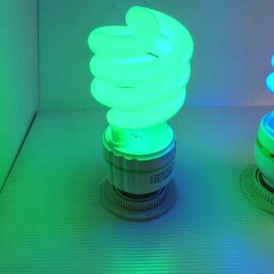 spiral tube energy saving lamp Fluorescent light Color bulb screw atmosphere green blue yellow red indoor creative bar light